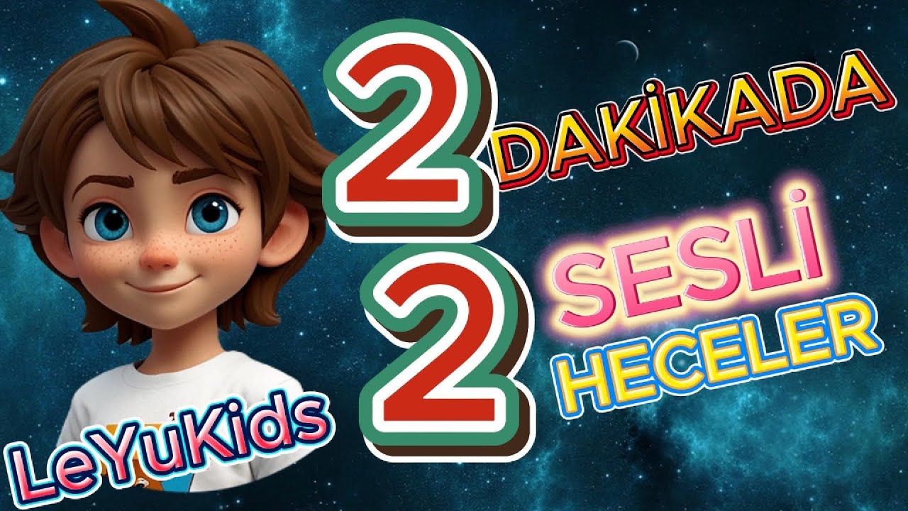 2 DAKİKADA 2 SESLİ HECELER (Yeni M&uuml;fredat)