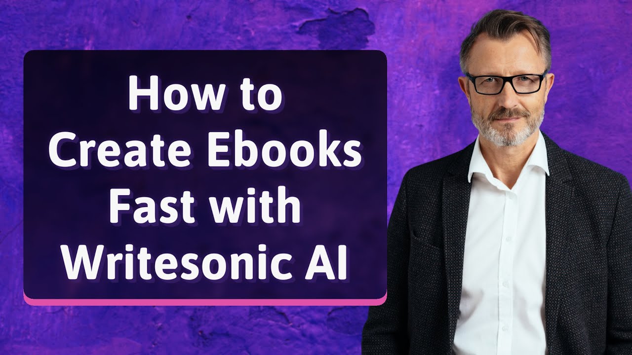 How to Create Ebooks Fast with Writesonic AI