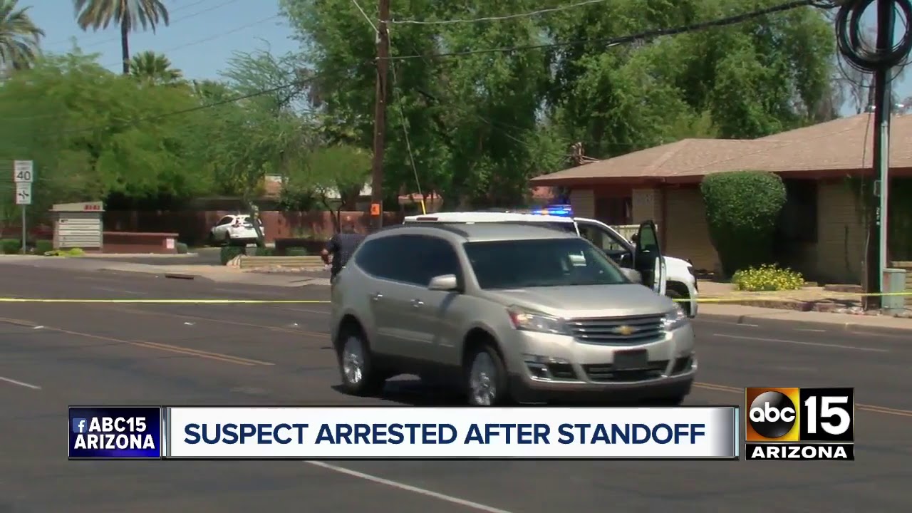 Suspect arrested after standoff in Phoenix