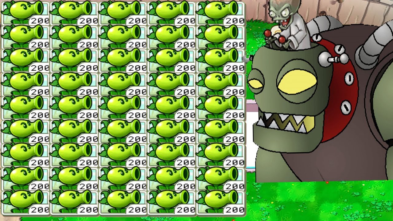 All  Army Pea Vs X999 Zombies Max Level - Plants Vs Zombies