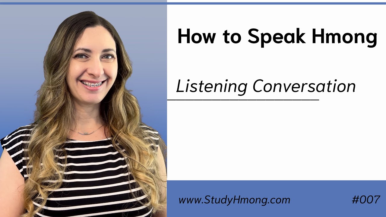 Audio Classes - How To Speak Hmong? - Learn a Hmong Conversation - 007 - Going to the airport