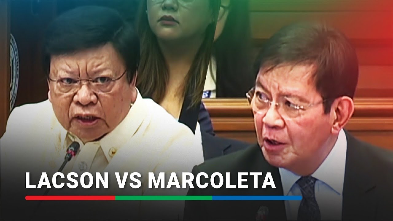 Lacson nainis kay Marcoleta: 'Are you trying to steal the show?' | ABS-CBN News