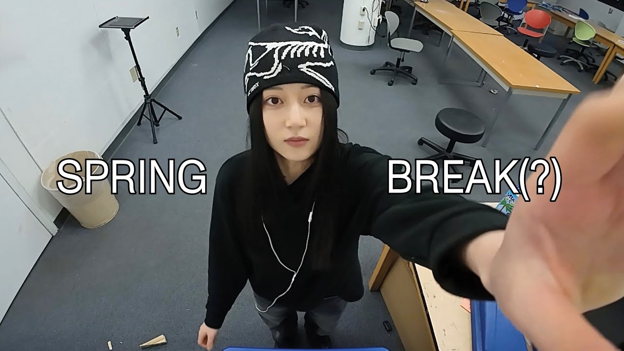 my spring break was barely a break