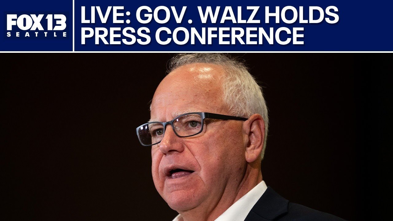 Minnesota Governor Tim Walz holds press conference