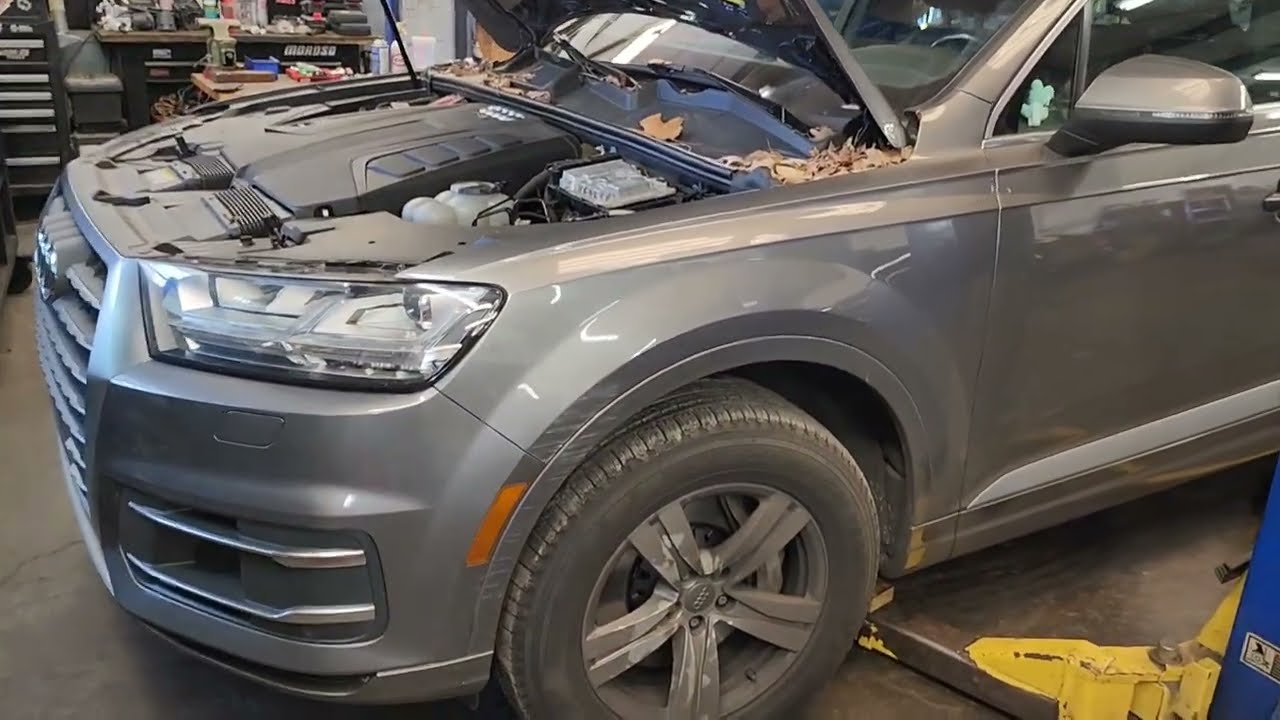 AUDI Q7 4M ДВИГАТЕЛЬ ЭЛЕМЕНТ ВОЗДУШНОГО ФИЛЬТРА ОБСЛУЖИВАНИЕ КАК ИЗМЕНИТЬ ПРОЦЕДУРУ ЗАМЕНЫ 2018