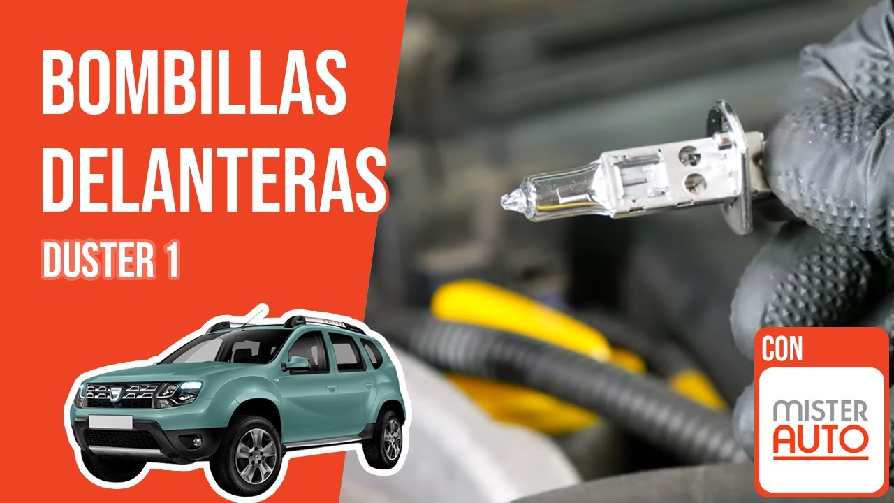 Cómo cambiar las bombillas delanteras Duster 1 💡
