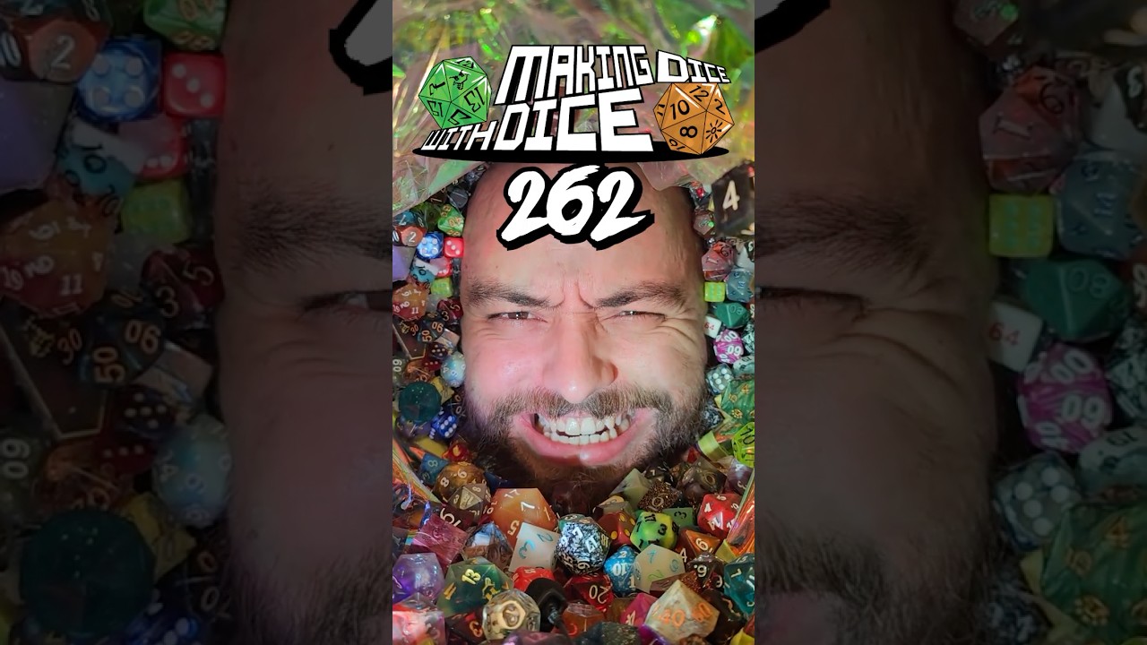 Making Dice With Dice Ep. 262 - Peaches and Cream #rollfordice #dicegoblin #dnd #dice #ttrpg #fyp