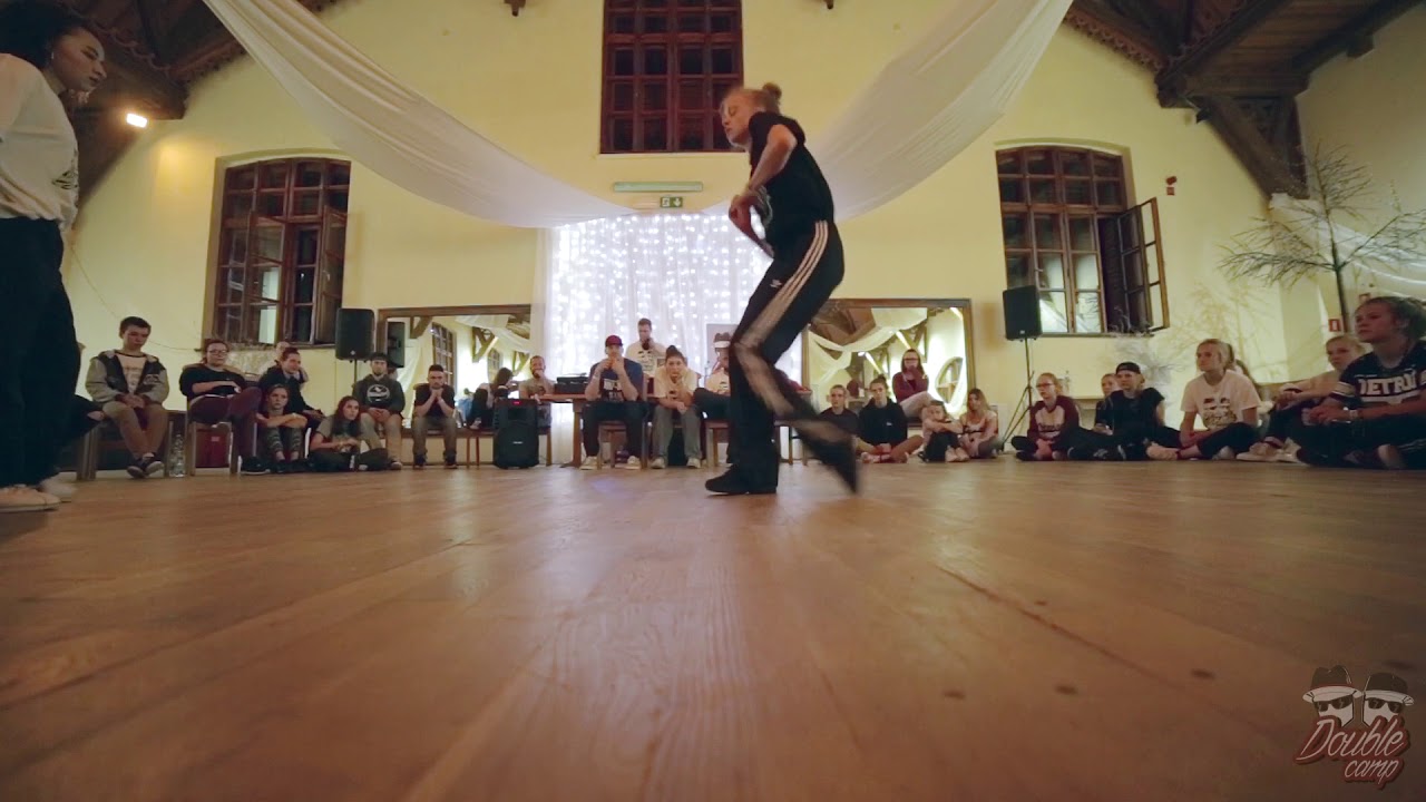 DOUBLE CAMP 2017   Hip Hop 1vs1 Top16 Nikola Suchocka vs Ewa Olivia Greiner