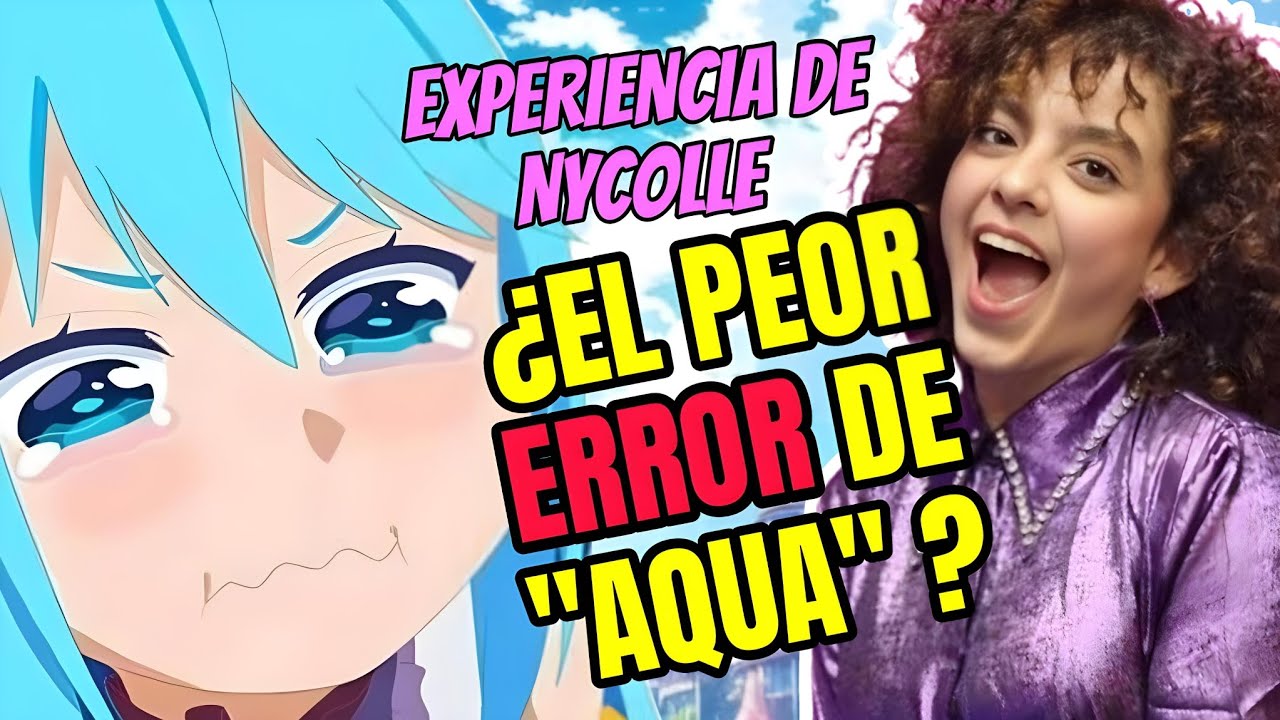 ¿AQUA en la vida real? - Nycolle NUNCA lo vio venir #Konosuba