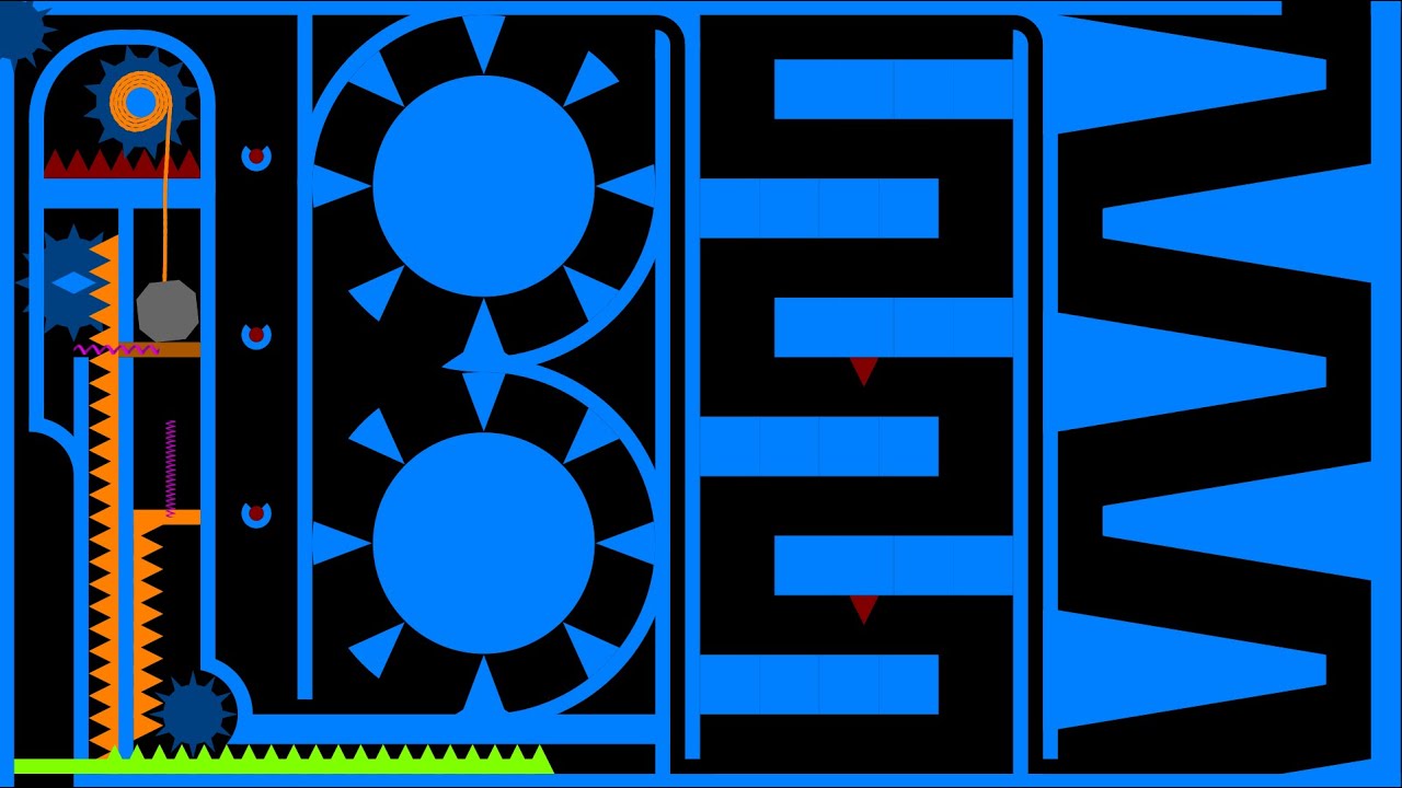 Elimination Gimmick 2 -  Marble Race in Algodoo