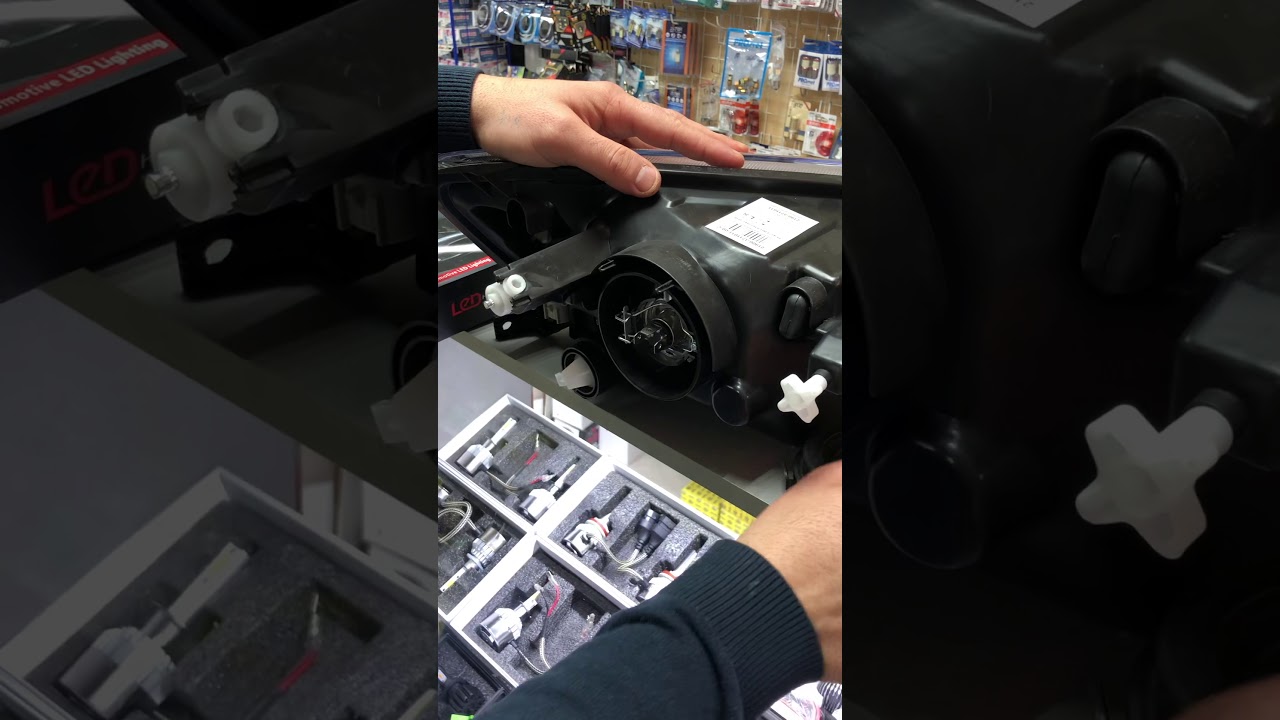 Как правильно установить лед(led) лампы в головной свет