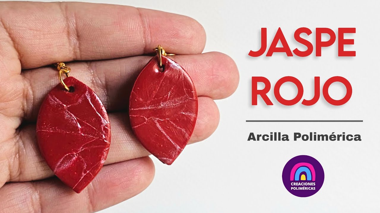 Cómo haces JASPE ROJO con ARCILLA POLIMÉRICA | Creaciones Poliméricas