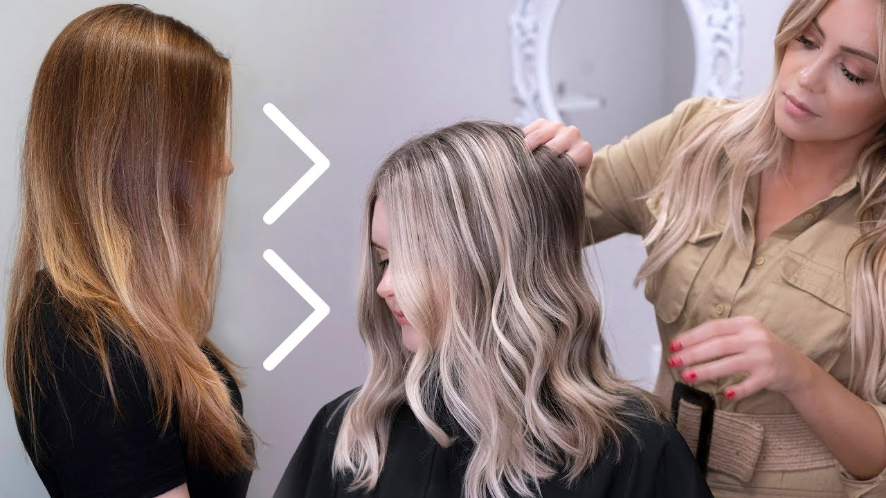 Урок балаяжа High Lift Blonde с новыми оттенками Redken EQ10s