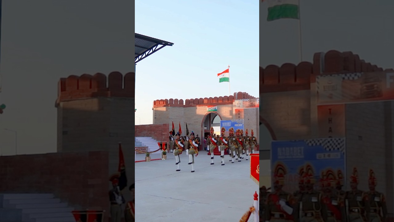 The BSF Parade  🇮🇳 | Nadabet Indo-Pak Border | 