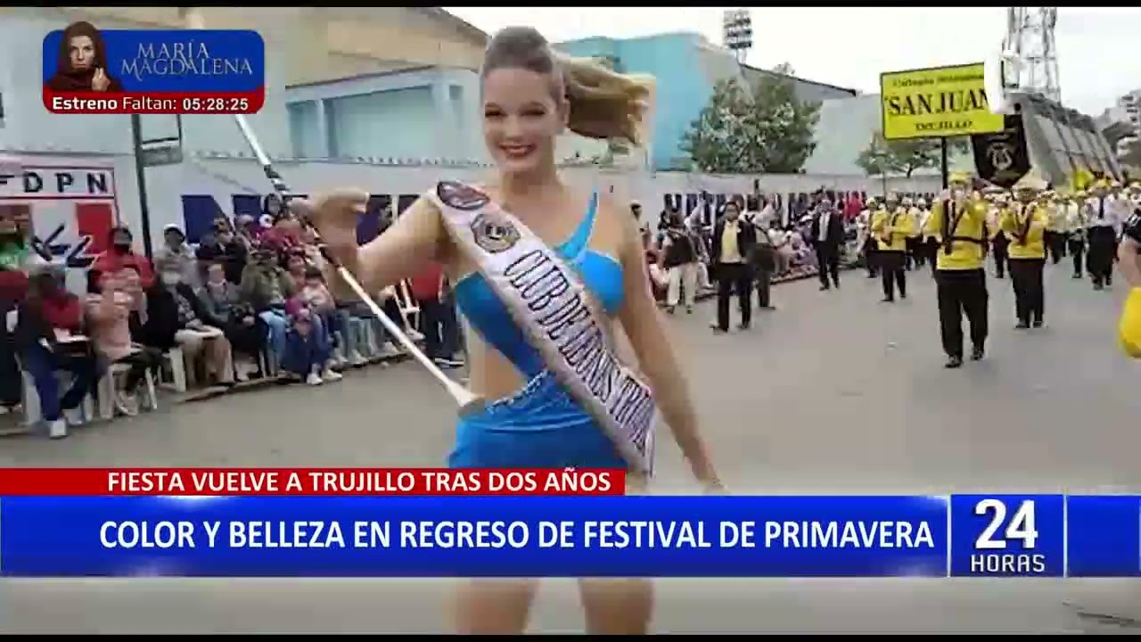Trujillo: Celebran Festival de Primavera tras haber sido cancelado durante 2 años