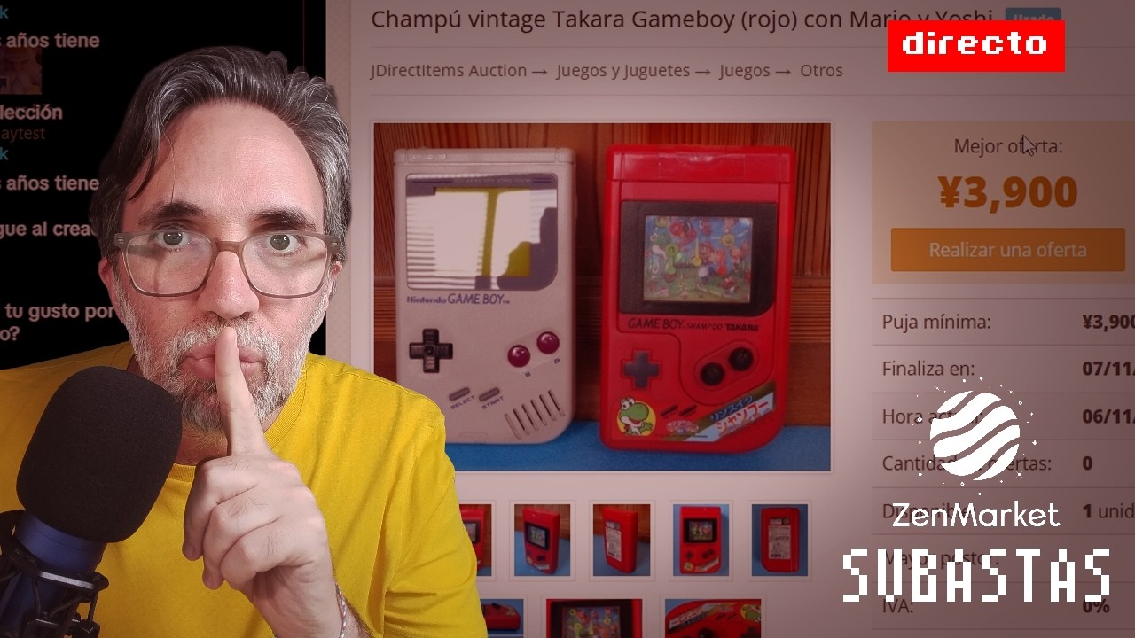 [ASMR Involuntario] (Retrogamming] Noche de pujas en directo