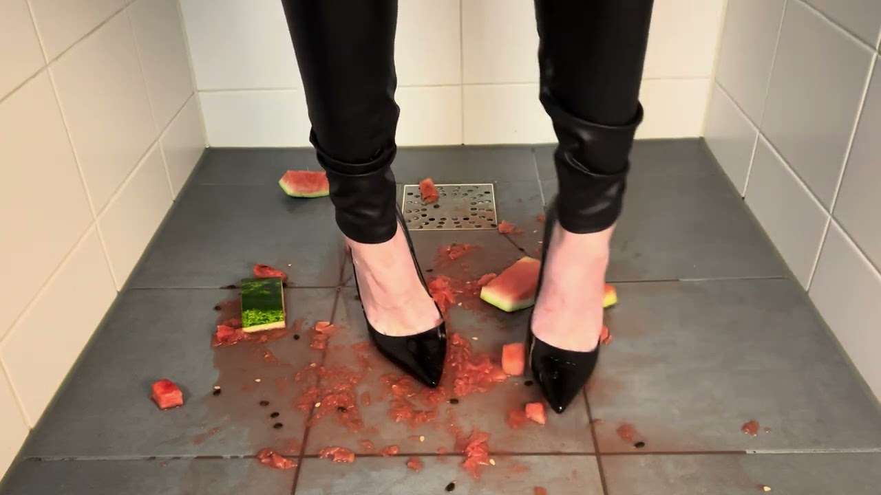 WAM louboutin heels & crushing watermelon