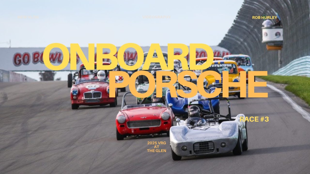 Porsche 911 Onboard footage at the 2025 VRG Race at Watkins Glen