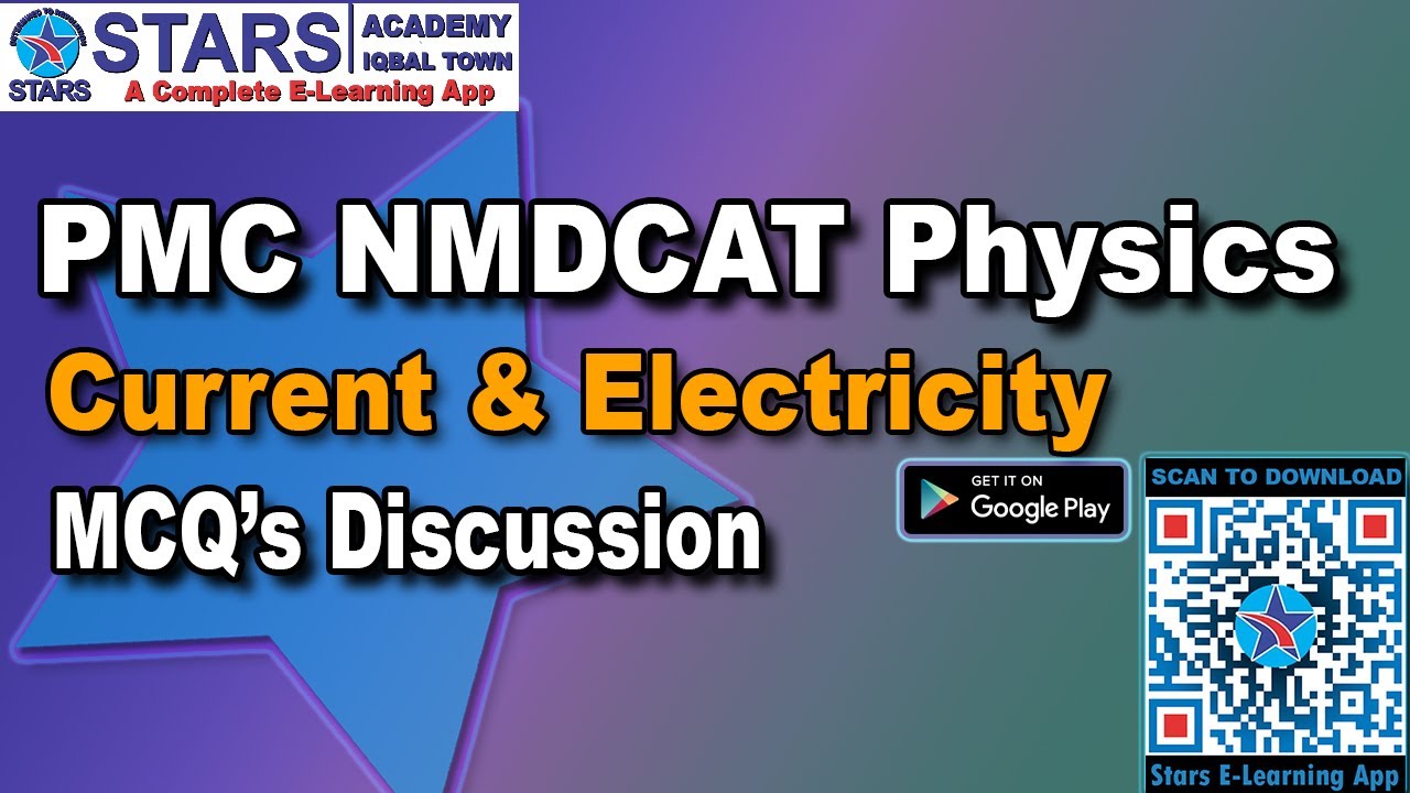 Current and Electricity Chapter MCQS For PMC NMDCAT Preparation | 
