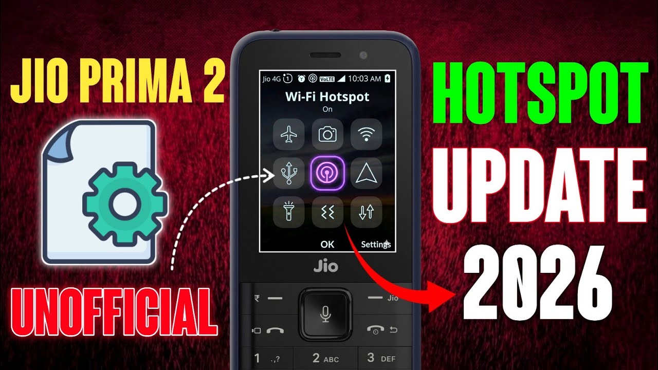 🤔Wi-Fi Hotspot In Jio Phone Prima 2 BIG Update !!!