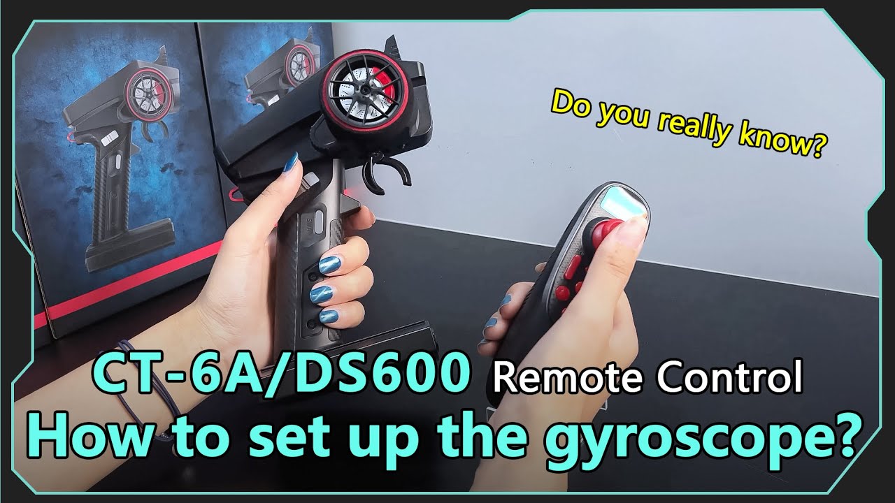 Как настроить гироскоп для пультов дистанционного управления HOTRC DS600 и CT-6A