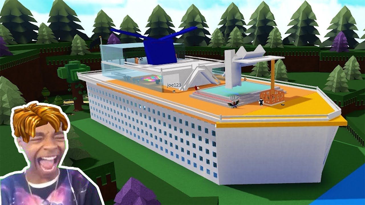 Roblox ПОСТРОЙ ЛОДКУ. Смешные моменты ТРОЛЛИНГА (КОРАБЛЬ)