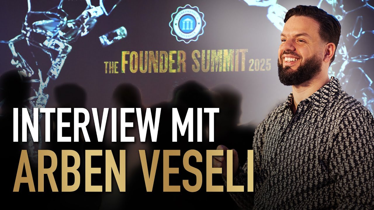 Vertrieb &ndash; Arben Veseli &uuml;ber Werte, Mindset & Werdegang (Founder Summit 2025)