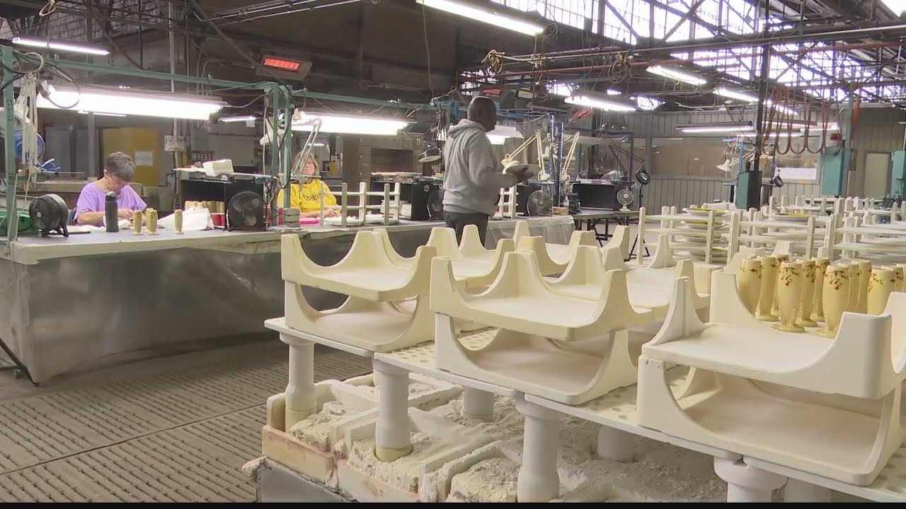 How is Fiesta Dinnerware made? Tour the factory