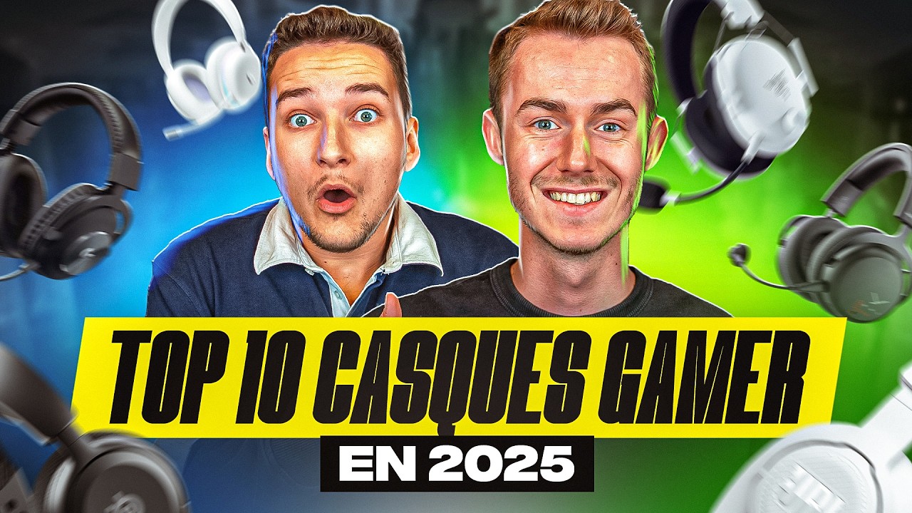 TOP 10 CASQUES GAMER en 2025