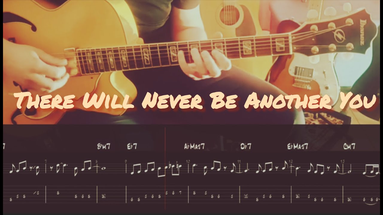 There Will Never Be Another You – Jazz Guitar Cover + On‑Screen Tabs (Slow & Clean Playthrough)