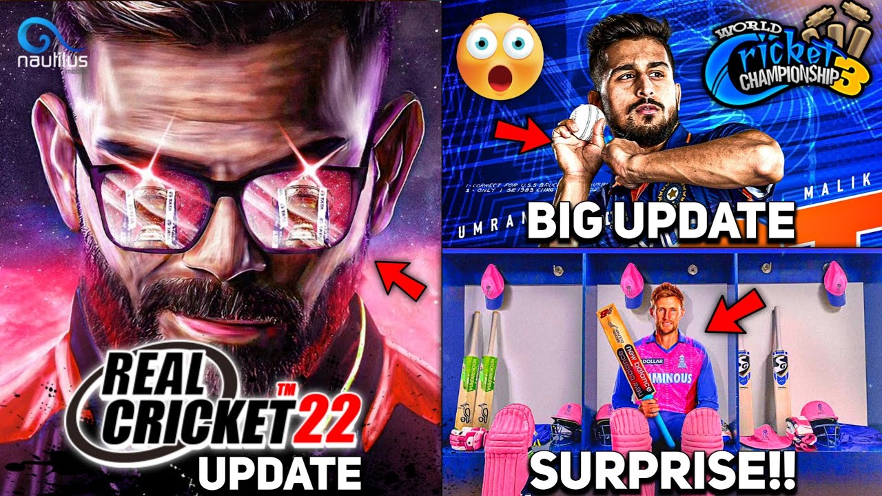 Real Cricket 22 NEW Update StuDio | WCC3 MEGA Update 1.7.3 | Cricket 24 IPL & Stadium Official