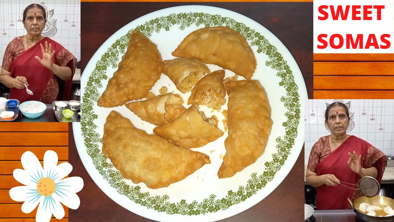 How to make somas/ Sweet Somas/ Karchikai/Somas recipe in Tamil/Somas recipe by Revathy Shanmugam