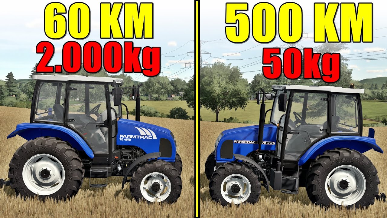 Ciągnik 60KM i 2.000kg vs. 500KM i 50kg! 😮 Co lepiej spisze się w polu? 🤔 MASA kontra MOC!