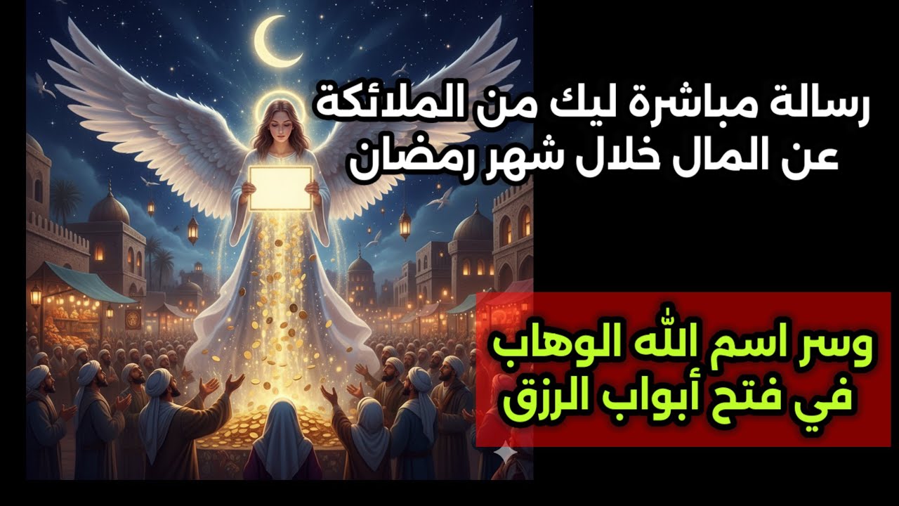 رسالة مباشرة ليك من الملائكة عن المال خلال شهر رمضان وسر اسم الله الوهاب في فتح أبواب الرزق#شهررمضان