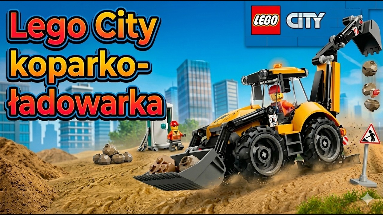 Lego City spycharko-ładowarka 60480
