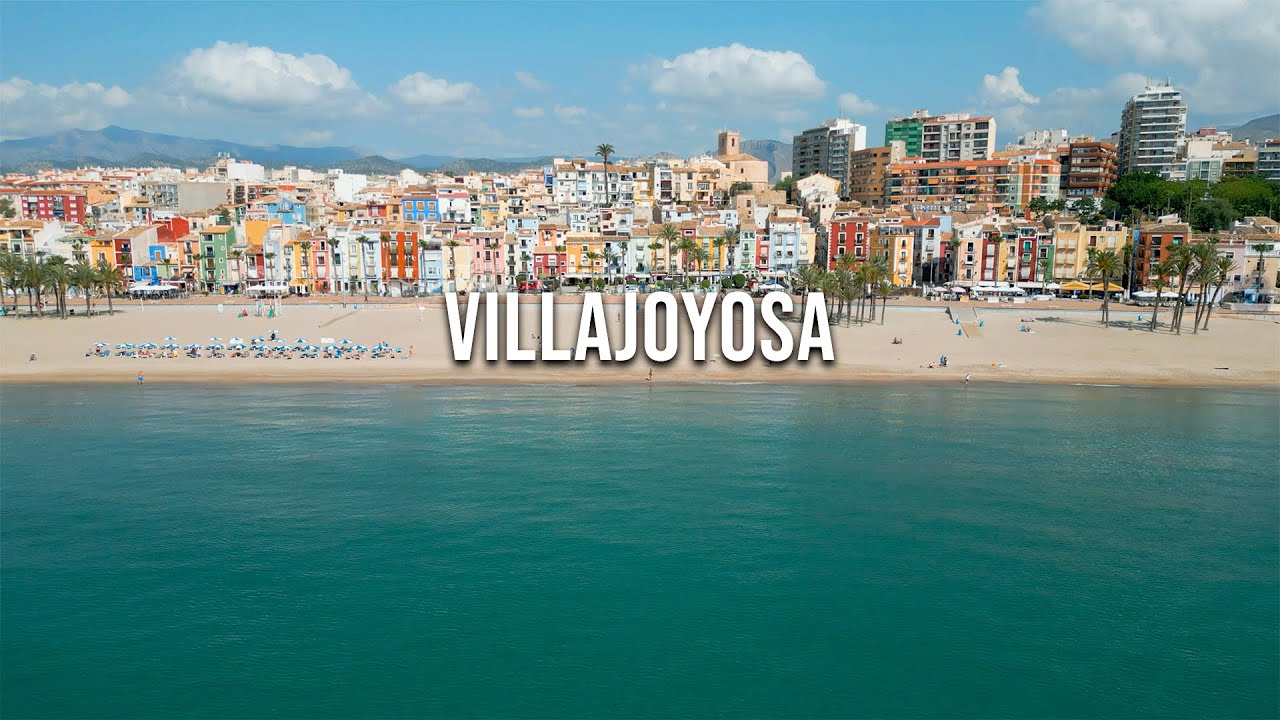 Villajoyosa Spain 🇪🇸 Colorful Houses & Coastal Charm | Top Spots of Costa Blanca 4K