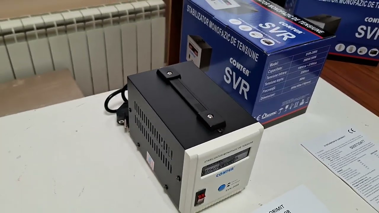 Стабілізатор напруги релейний Conter SVR-2000VA/ огляд