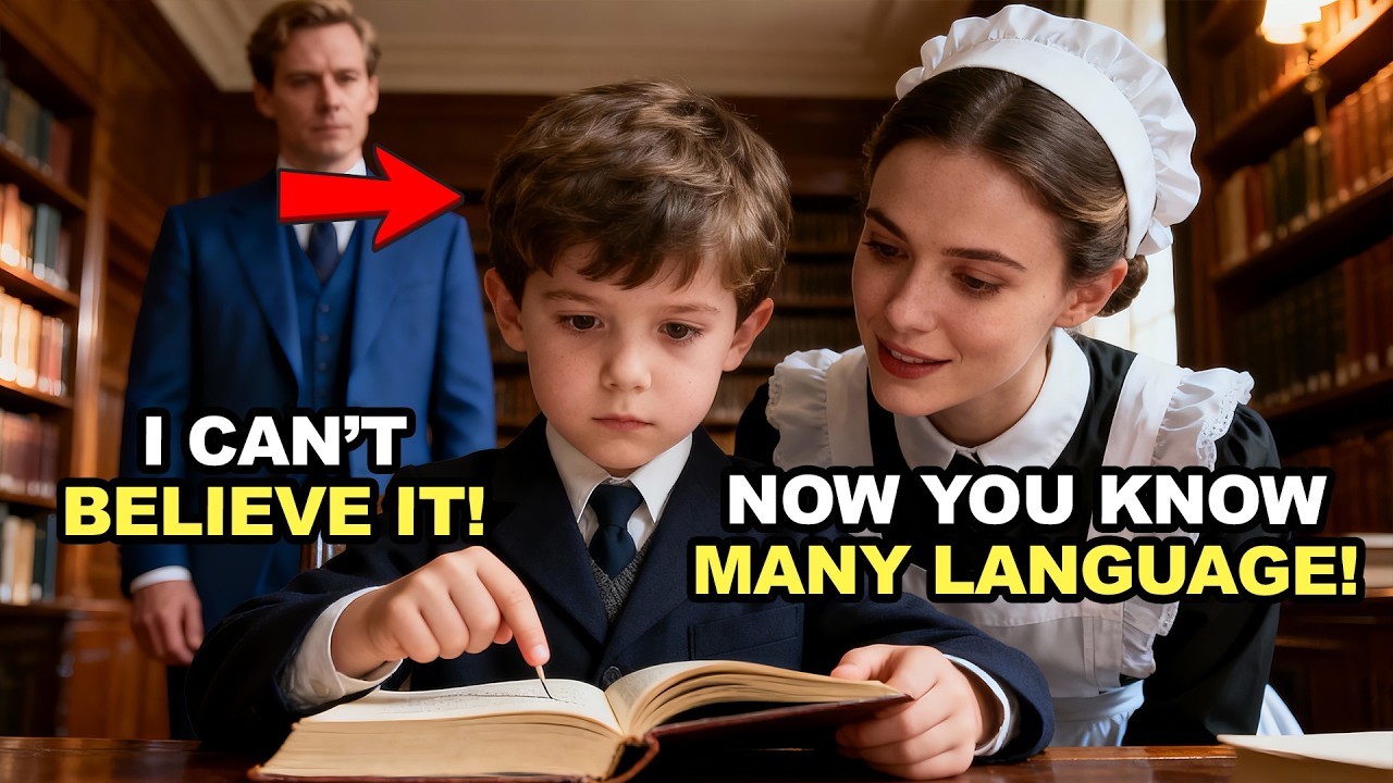 MILLIONAIRE SEES A CLEANING LADY TEACH 9 LANGUAGES TO HIS SON IN A WHEELCHAIR — HE’S STUNNED