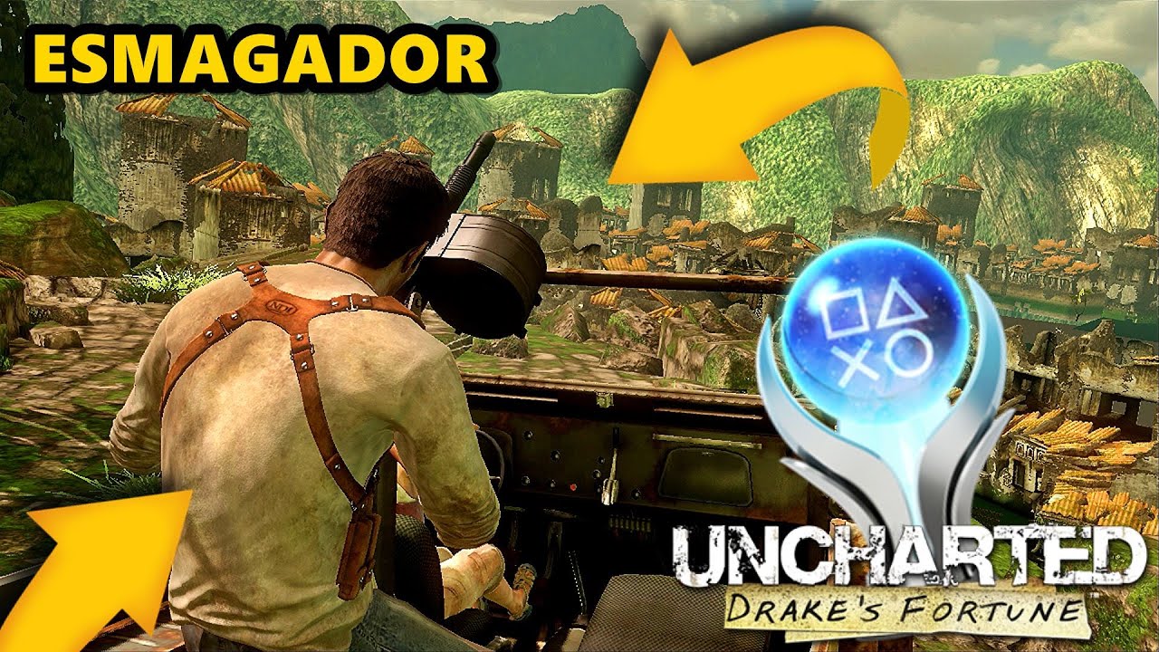 UNCHARTED 1 (FULLGAME) DIRETO DO PS3 - (REPLATINANDO) NO ESMAGADOR!
