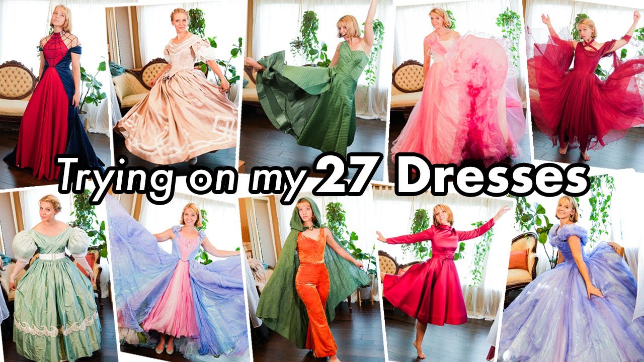 27 Dresses Later... trying on all the costumes I've MADE!