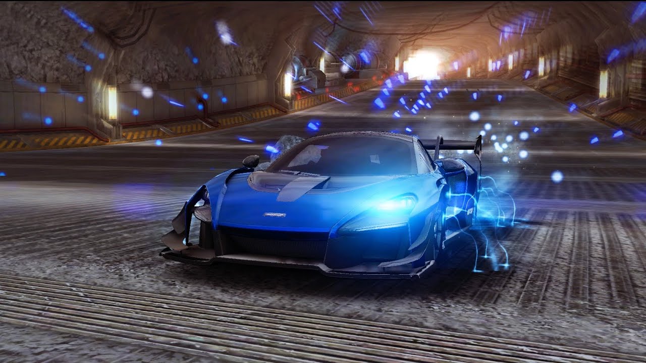The First Grand Prix Lap🔥Asphalt 8 Asteroid Chase Faraday Future FFZERO1 And McLaren senna GTR ⚡️👾