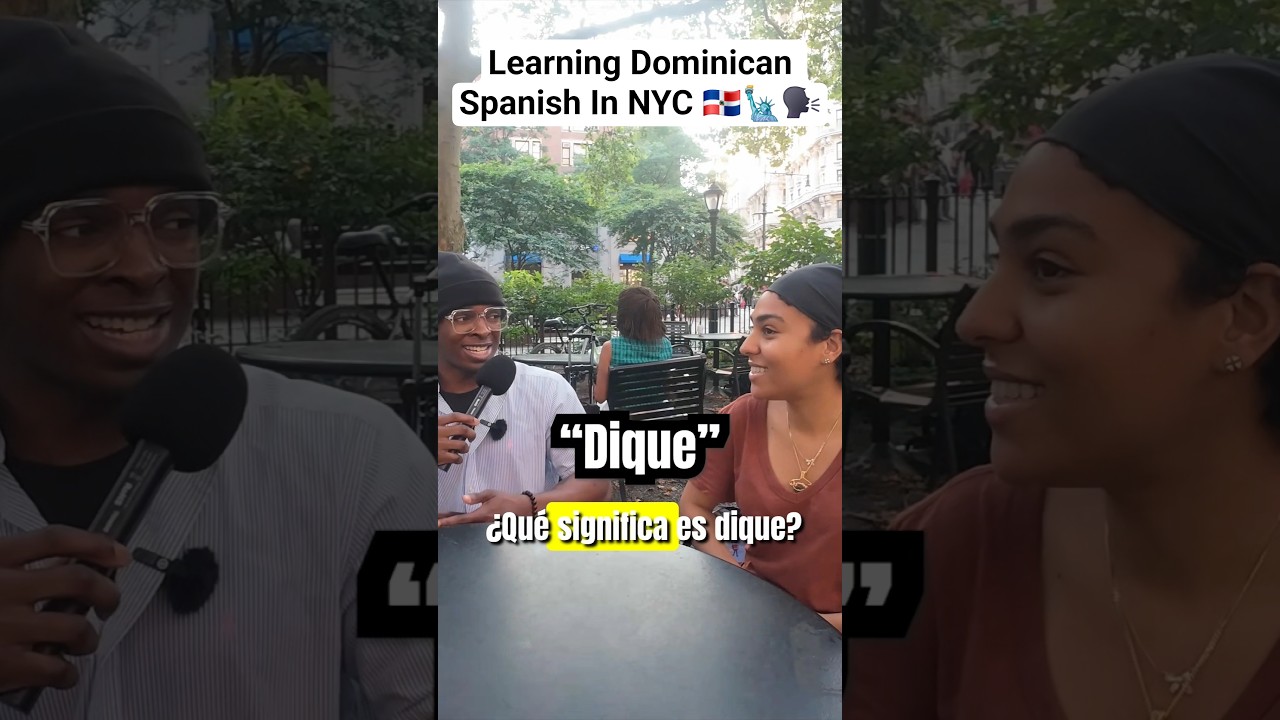 Learning Dominican Spanish In NYC 🇩🇴🗽🗣️ #fyp #fyp #viral #dominican #newyork #interview