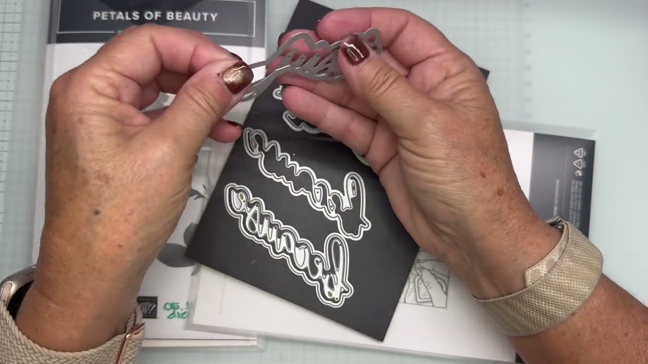Stampin' Up! Brushed with Beauty Suite - Pleated Fancy Fold Tutorial