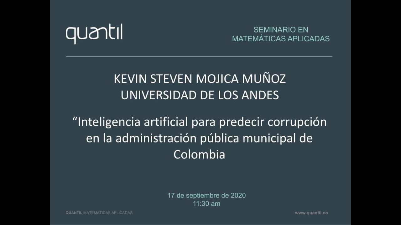 Inteligencia Artificial para Predecir Corrupción en la Administración Pública Municipal de Colombia