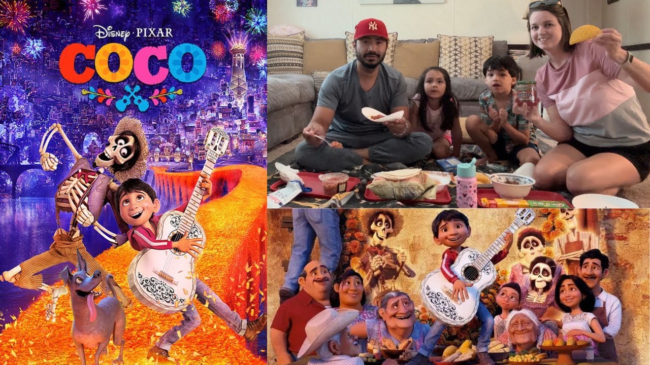 Вечеринка по просмотру фильма «Тайна Коко» от Disney! Давайте приготовим тако 🌮 🎵