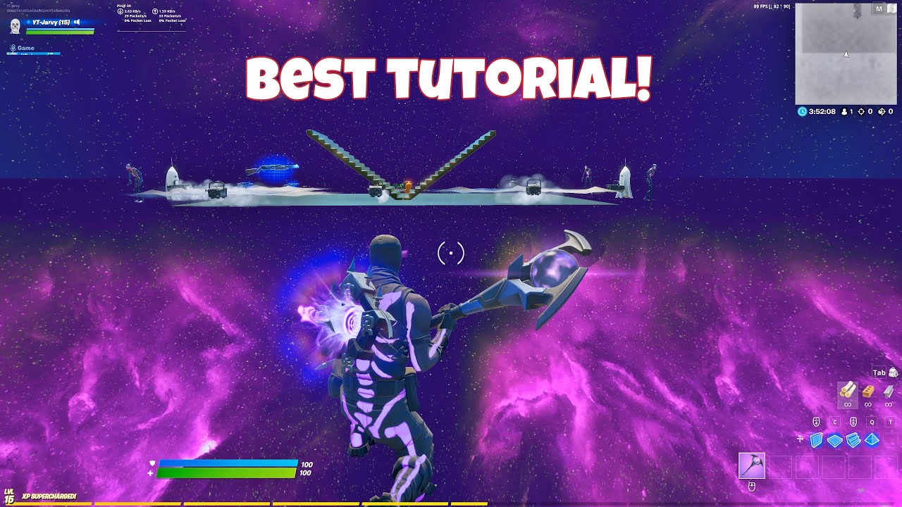 *HOW* to make Galaxy 1v1 Map fortnite (quick tutorial)