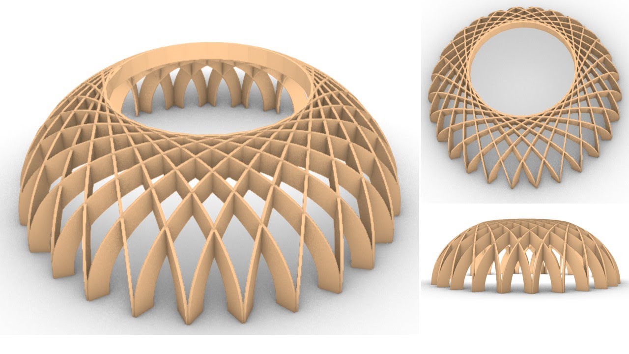 Parametric Dome using kaleidoscope | inspired by Rasmi Dome pattern