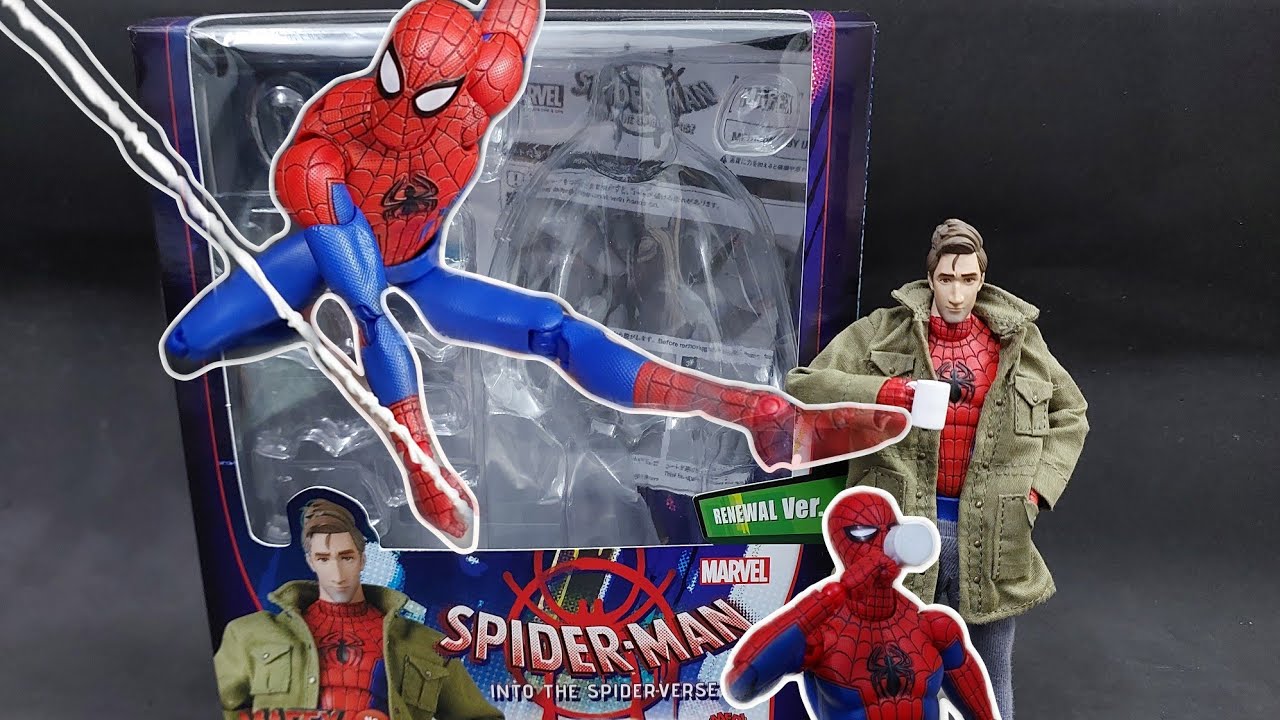 [ Review & Đánh giá ] Mô hình MAFEX no.235 Peter B Parker Renewal - Spider-Man into the Spider-verse