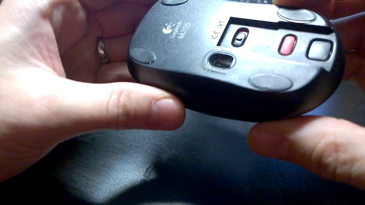Как разобрать мышь Logitech M205