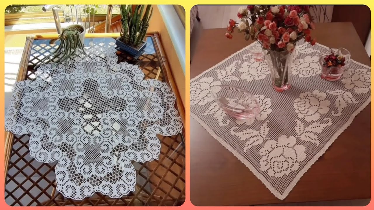 120 Fantastic Square Crochet table runner ideas #crochet #handmade #trending 